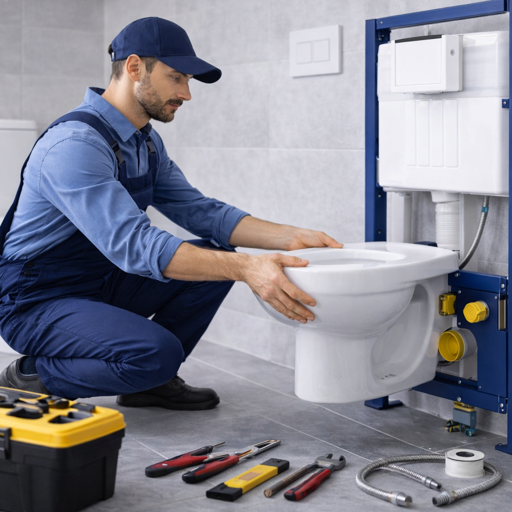 Installation et réparation de WC à Paris par plombier professionnel